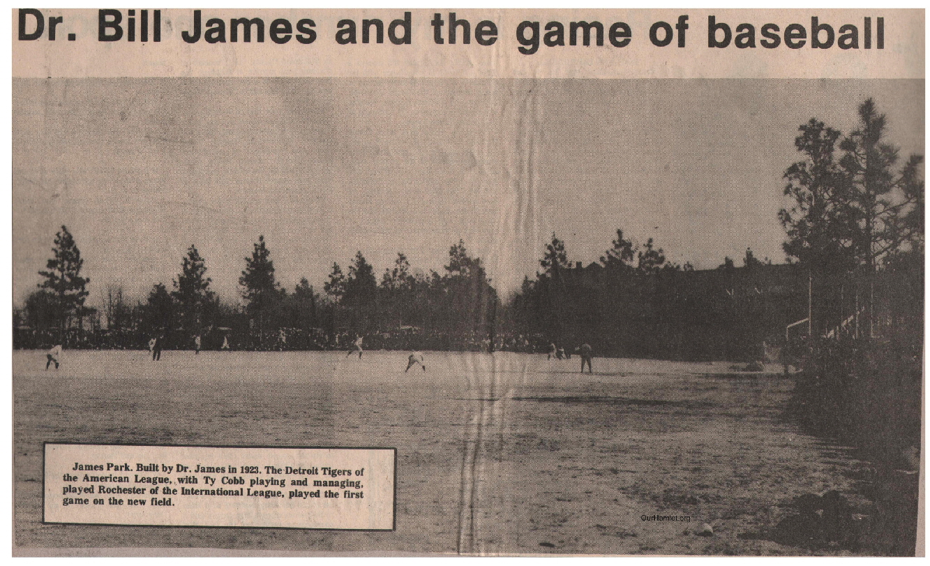 The Squire - Dr Bill James and the game of Baseball a OH