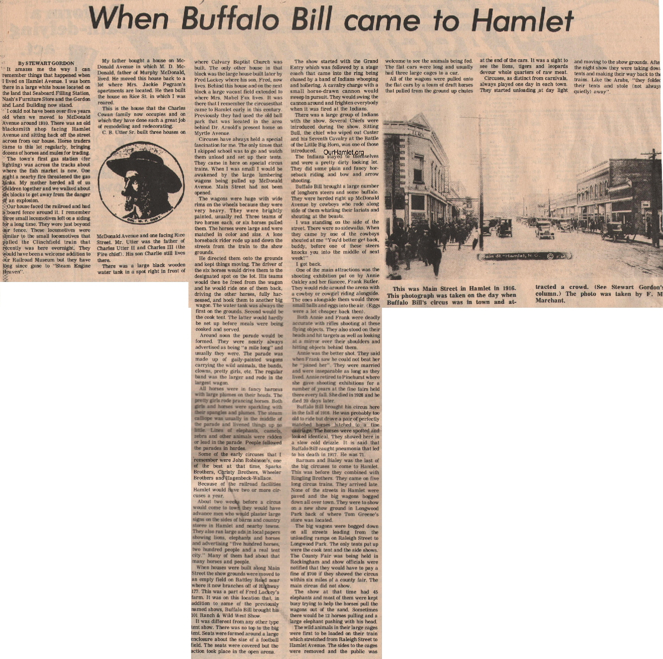 The Squire - When Buffalo Bill came to Hamlet OH