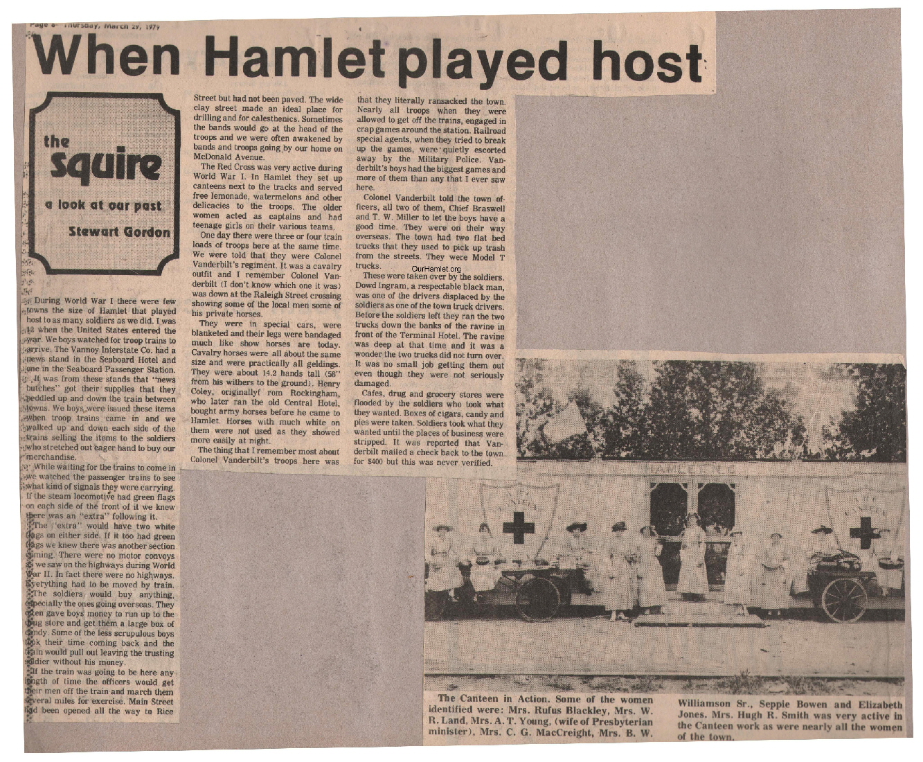 The Squire - When Hamlet played host a OH
