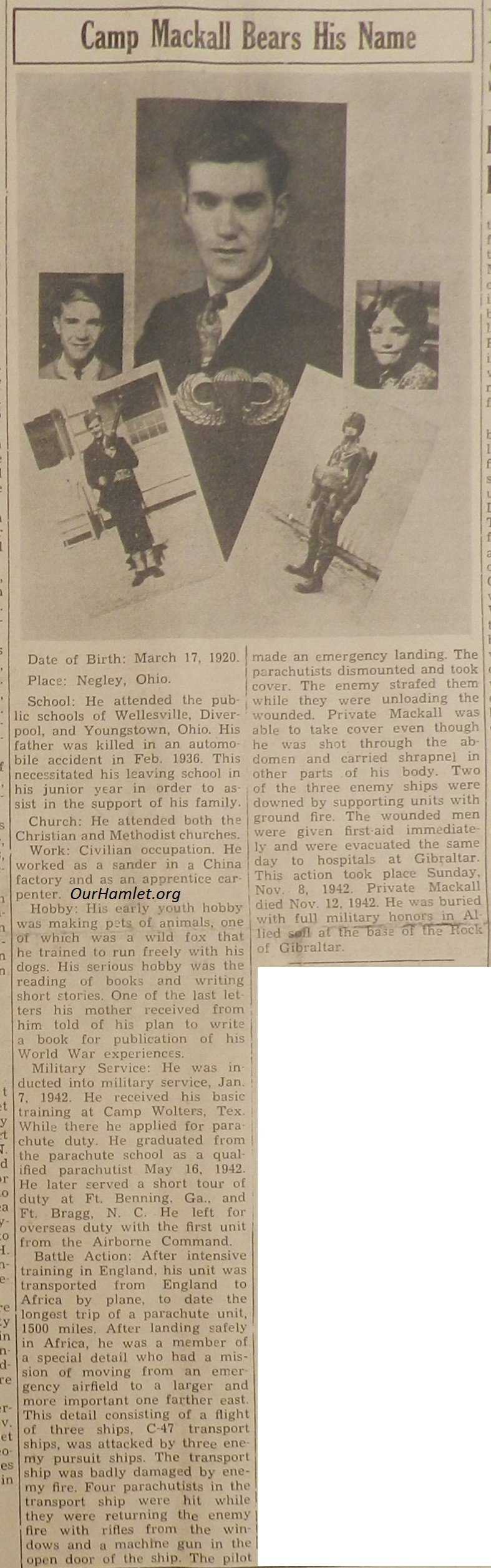 1943 Camp Mackall a OH.jpg