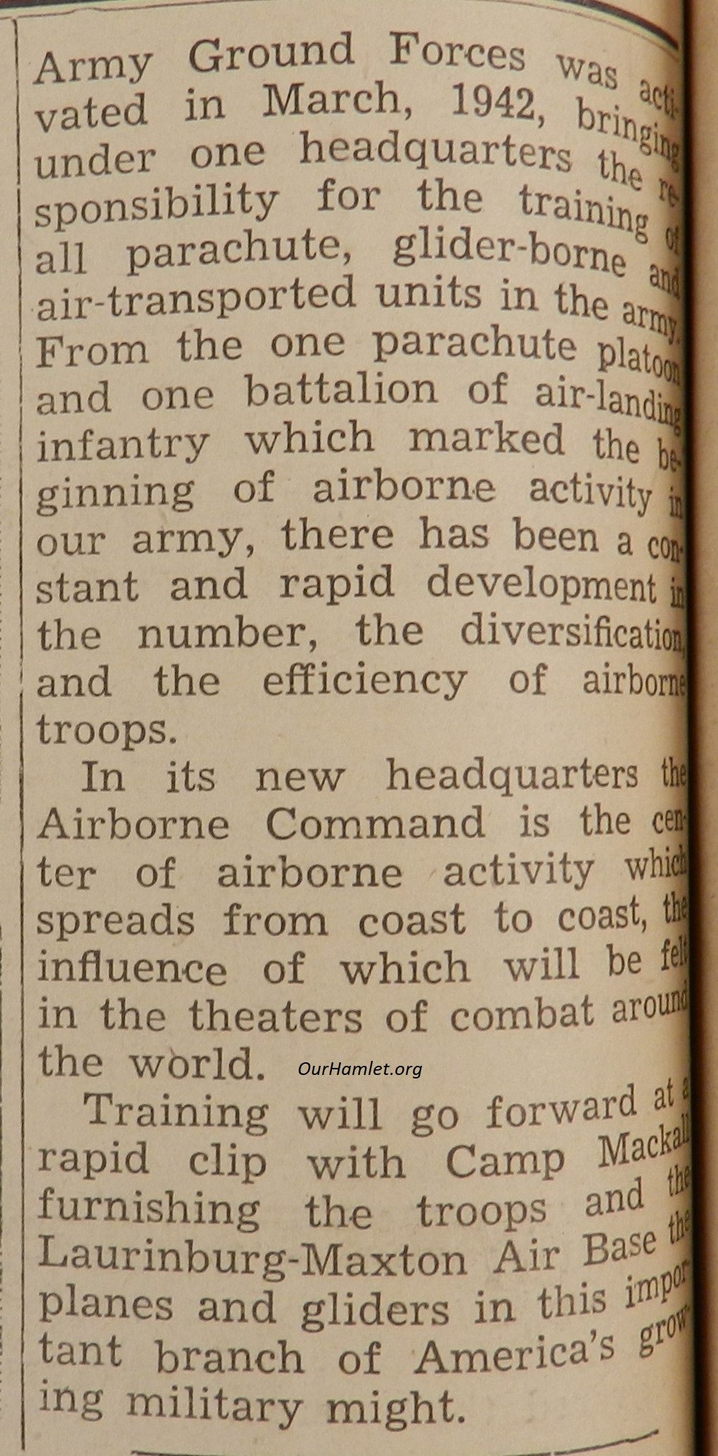 1943 Camp Mackall e OH.jpg