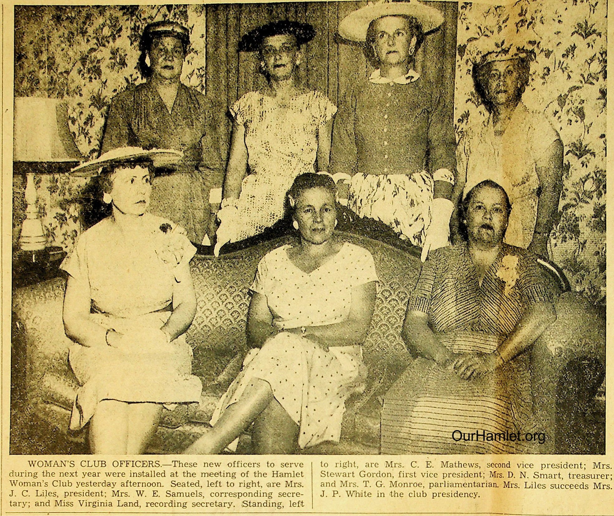 1957 Hamlet Woman's Club OH.jpg