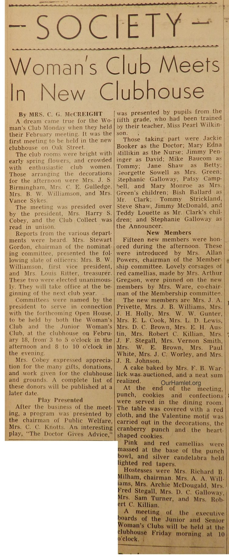 1954 Womans club new house 2 OH.jpg