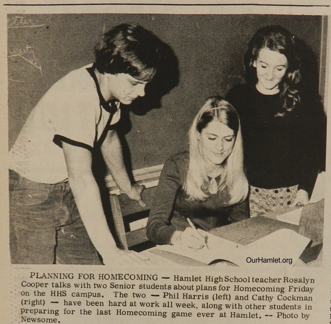 1971 HHS Homecoming plans OH.jpg