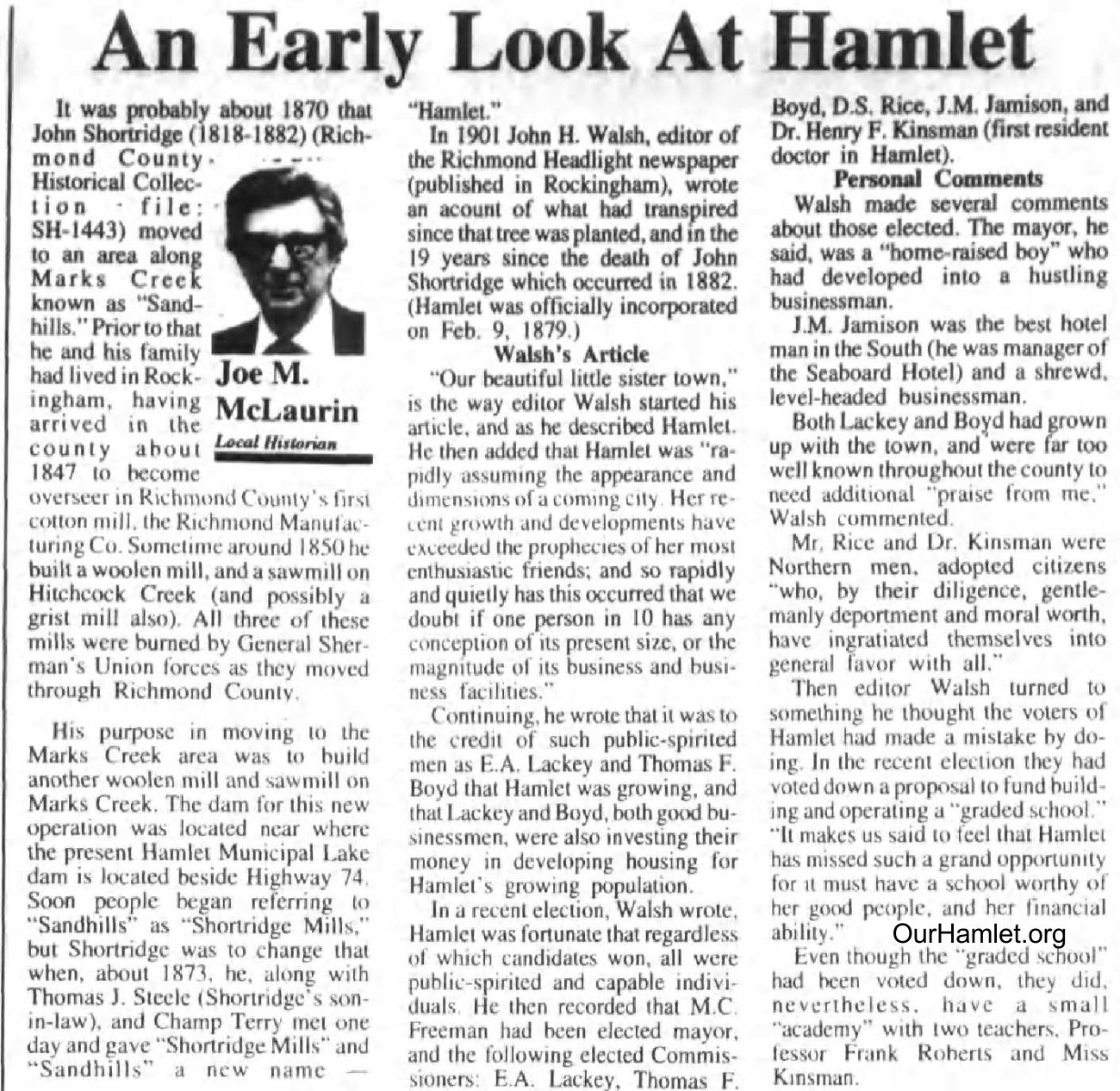 Joe McLaurin An Early Look at Hamlet OH.jpg