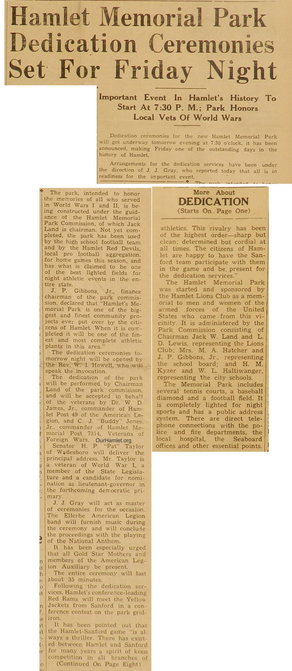 1947 Memorial Park Dedication Nov 6 OH.jpg