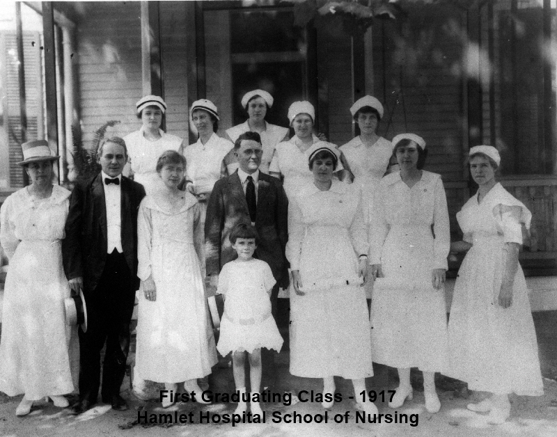 Hamlet, NC, 1917 First Graduating class