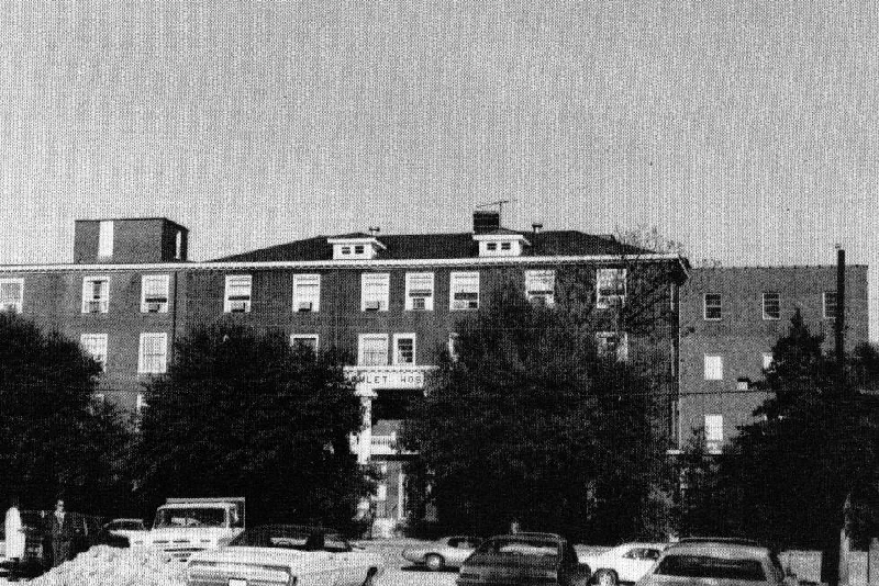 Hamlet, NC, Hamlet Hospital 1976